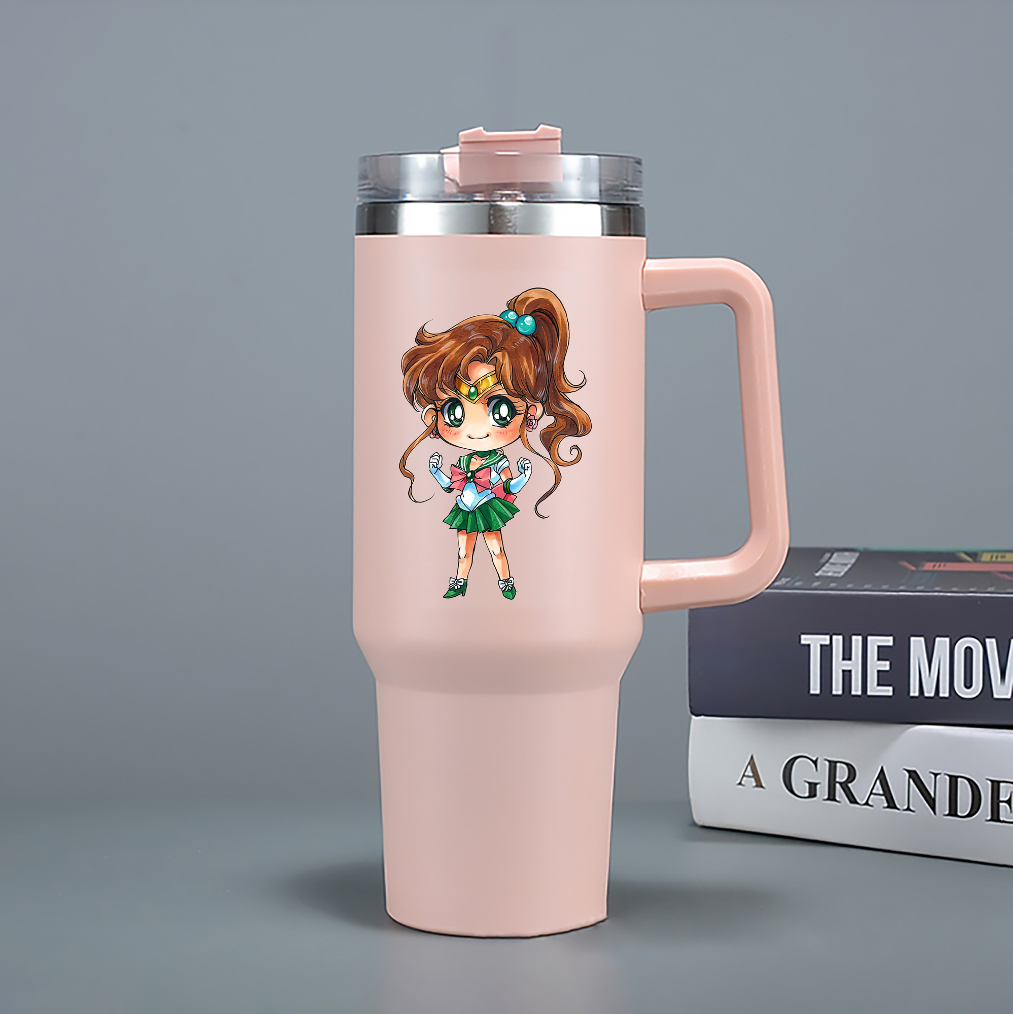 （画像用） 美少女戦士セーラームーン 木野 まこと きの まこと Sailor Moon Kino Makoto （セーラージュピター；Sailor Jupiter） 1200mL車用タンブラー（カラープリント）